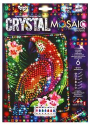 Danko Toys Набор алмазной вышивки Crystal Mosaic Попугай (CRM-01-10)