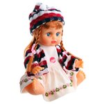 Музыкальная кукла Joy Toy Алина с Косичками в Рюкзачке, 26 см, 5057 - изображение
