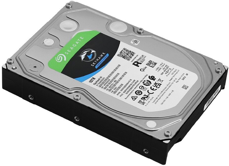 Жесткий диск Seagate SkyHawkAI , 10ТБ, HDD, SATA III, 3.5" - фото №4