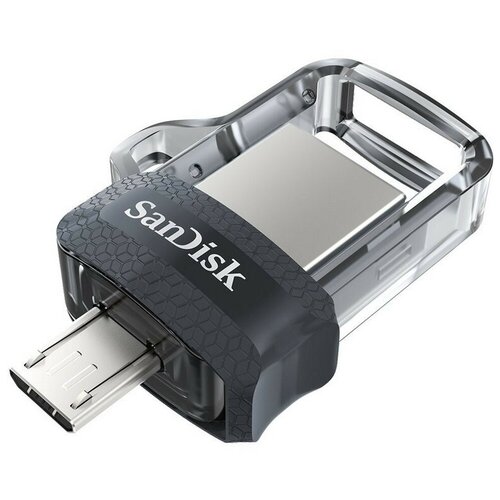 Флеш-память SanDisk Ultra Dual Drive, 64Gb, USB 3.0, micUSB, SDDD3-064G-G46