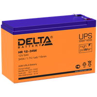 Аккумуляторная батарея DELTA Battery HR 12-34W 12В 9 А·ч