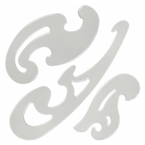 Лекало набор 3 остров сокровищ 25 см 17 см 12 см тонированные европодвес, 10 шт