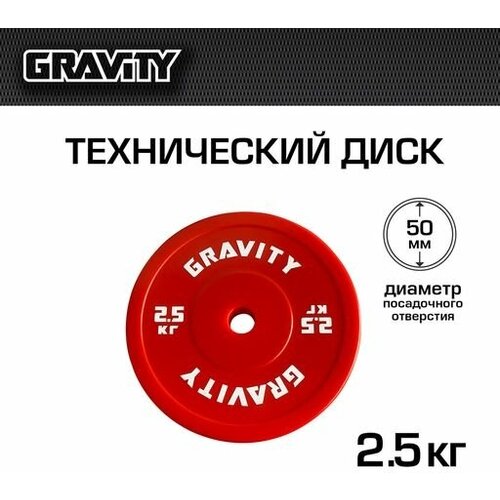 фото Технический диск gravity, белый, 5кг