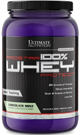 Ultimate Nutrition Prostar 100% Whey Protein 908 гр. 2lb (Ultimate Nutrition) Мятный шоколад