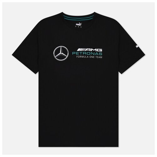 Мужская футболка Puma x Mercedes F1 Logo чёрный, Размер S