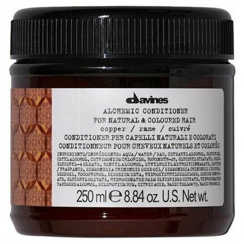 DAVINES Кондиционер для натуральных и окрашенных волос Alchemic Conditioner For Natural And Coloured Hair (Copper)