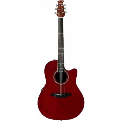 Гитара электроакустическая Applause AB24II-2S Balladeer Cutaway Ruby Red Satin