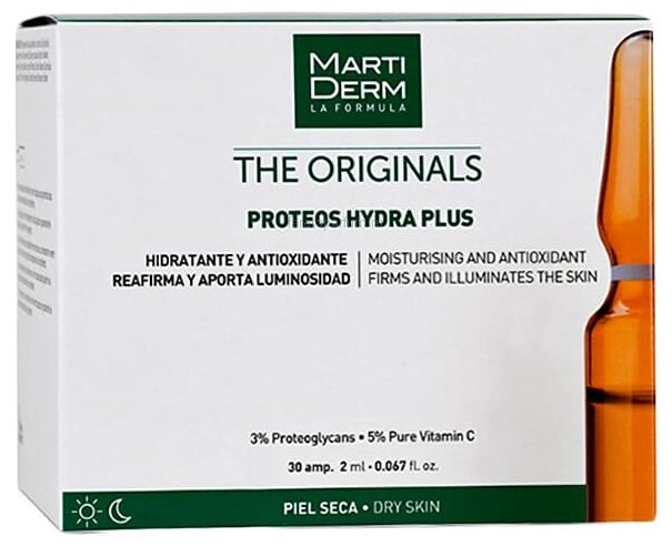 Martiderm The Originals Proteos Hydra Plus Ампулы для лица, 2 мл, 30 шт.