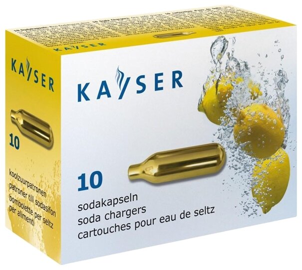 Газовый баллон для сифона Kayser CO2 soda 10 шт.