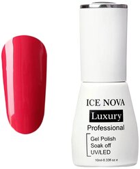 ICE NOVA Гель-лак Luxury Professional, 10 мл, 087 ruby