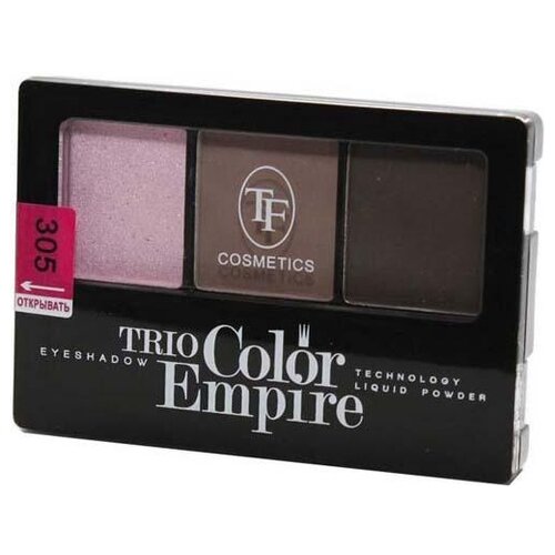 фото Tf cosmetics палетка теней trio color empire, 11 г