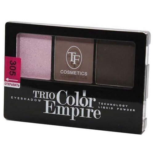 TF Cosmetics Палетка теней Trio Color Empire, 11 г tf cosmetics палетка теней trio color empire 11 г