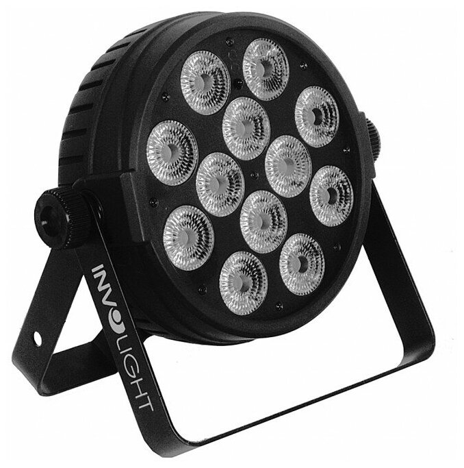 Cветодиодный прожектор INVOLIGHT LEDPAR12HEX RGBWA+UV 12 шт DMX-512 ИК-ДУ