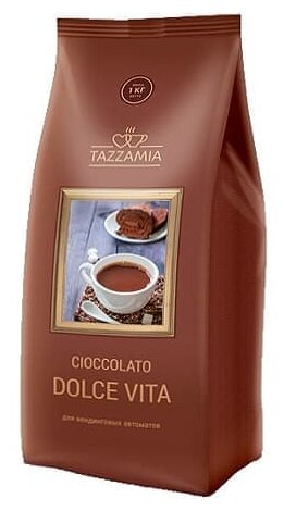Tazzamia Dolce Vita Горячий шоколад для вендинга, пакет, 1 кг
