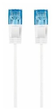 Патч-корд Hama Slim-Flexible UTP 4 пары cat6 1.5м белый RJ-45 (m)-RJ-45 (m)