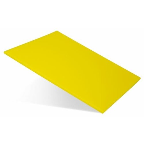 Доска разделочная пластиковая 34х26х0,8см желтая