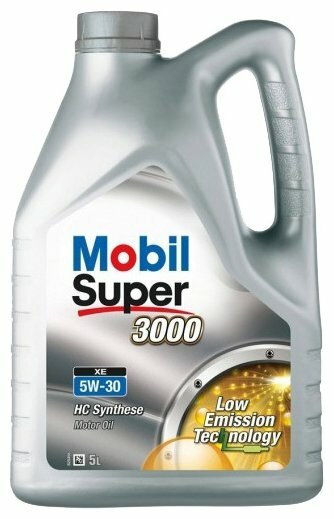 Синтетическое моторное масло MOBIL Super 3000 XE 5W-30, 5 л, 1 шт.