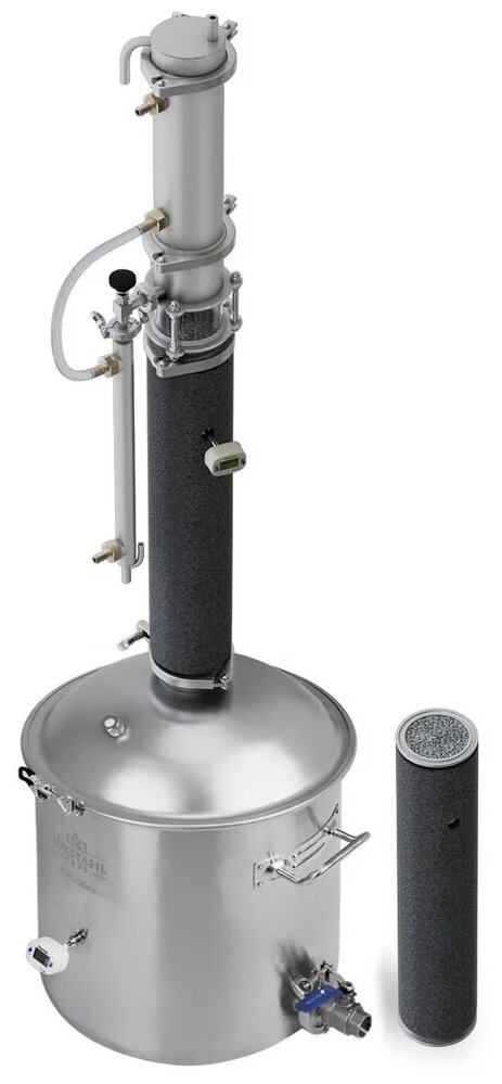 Автоматический самогонный аппарат LUXSTAHL 8M (Люкссталь) 37л / Домашний дистиллятор колонна 3 дюйма для самогоноварения - фотография № 12