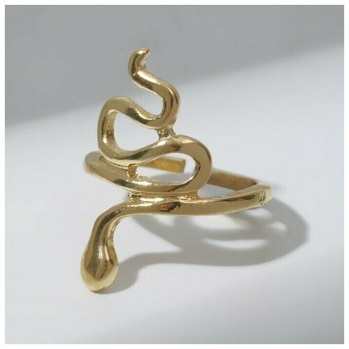Кольцо Queen Fair, безразмерное, золотой, желтый кольцо для салфетки тамоэ 4 5×4 5×3 см цвет золотистый