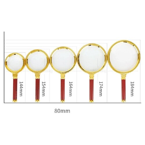 Лупа Xinxiang S-80, 80 мм, 10x