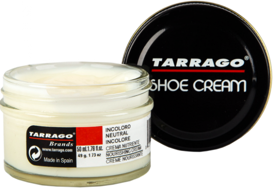 Крем-банка Tarrago SHOE Cream для гладкой кожи, бесцветный, 50мл.