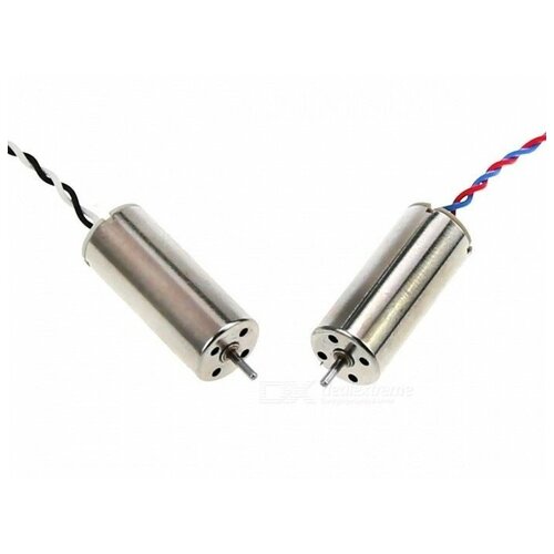 Мотор A для квадрокоптера H107C+ (красно-синие провода)