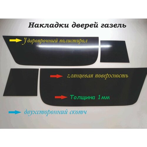 Накладки дверей Газель