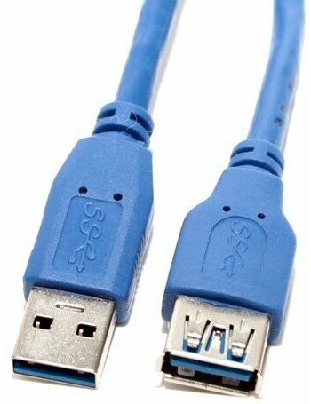 Кабель удлинительный USB A (M) - USB A (F), 1м, 5bites (UC3011-010F)