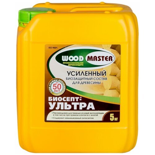 Антисептический состав WoodMaster Биосепт Ультра 5 кг 20171