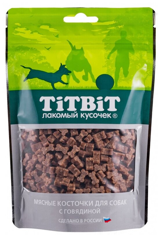 TiTBiT 0,145кг Косточки мясные для собак с говядиной