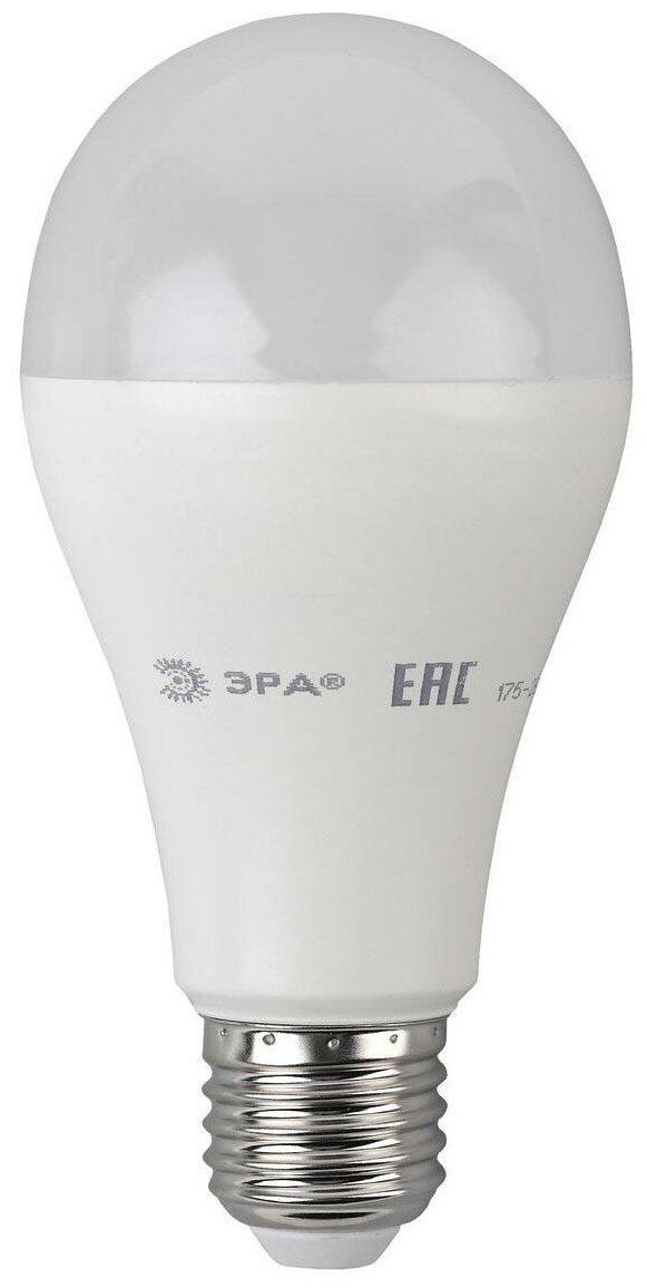 Лампа светодиодная ЭРА E27 20W 2700K матовая Б0050687 - фото №1