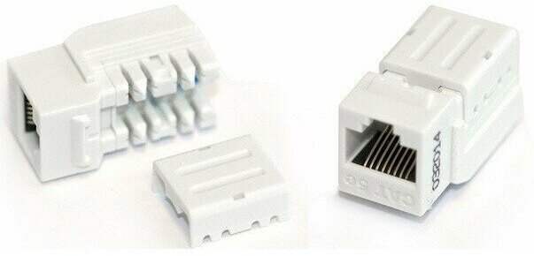 Вставка RJ-45 Hyperline (KJNE-8P8C-C5e-90-WH)