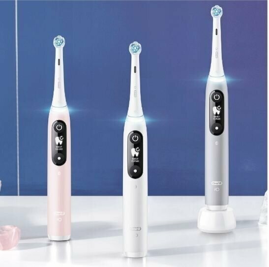 Электрическая зубная щетка Oral B iO Series 6 White, белый - фотография № 4