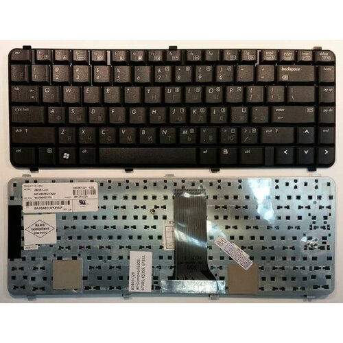 Клавиатура HP Compaq 6530S, 6730S, 6535S, 6735S черная петли hp compaq 6530s 6531s 6535s