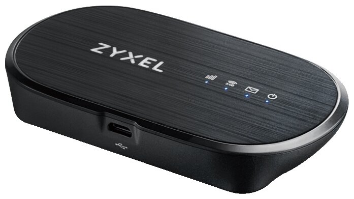 Модем 2G/3G/4G Zyxel WAH7601-EUZNV1F micro USB Wi-Fi Firewall +Router внешний черный
