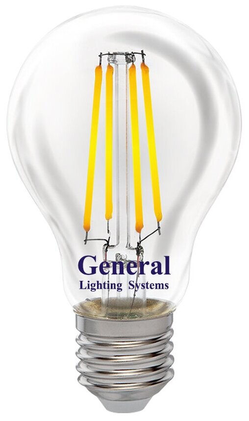 Лампа светодиодная. General GLDEN-А60S-DEM 13Вт 230В 4500К Е27 диммеруемая