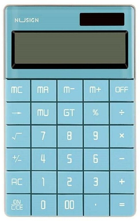 Калькулятор настольный Deli Nusign ENS041blue синий 12-разр.