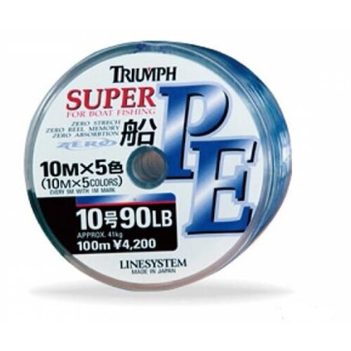 шнур linesystem triumph fune pe 14 100 м 0 62 мм 03629 Шнур Linesystem Triumph Fune PE 14