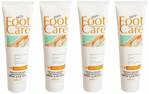 Foot Care Крем для ног интенсивный, 100мл x 4 шт