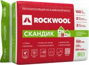 Каменная вата ROCKWOOL лайт баттс скандик 100 мм 2,88 м²