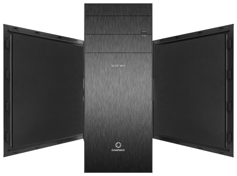 Корпус eATX GameMax черный, без БП, 2*USB 3.0, 2*USB 2.0, audio - фото №5
