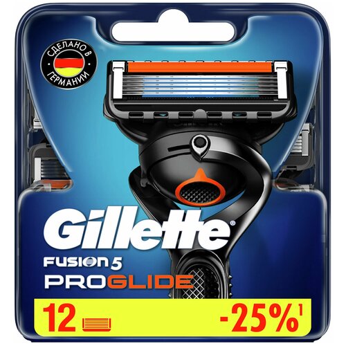 Сменные кассеты Gillette Fusion 5 Proglide, 12 шт. сменная кассета gillette fusion 4 шт