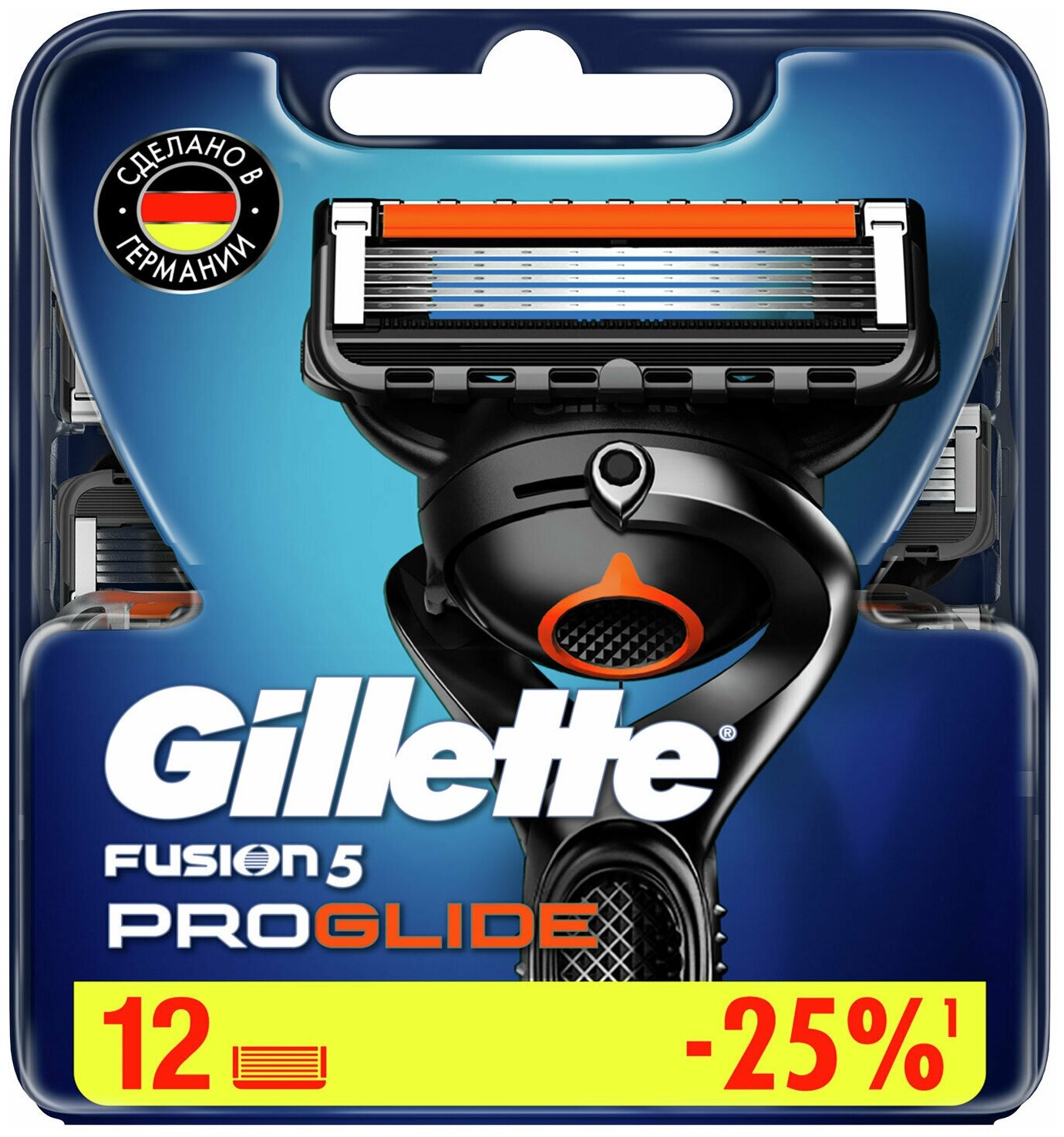 Gillette Сменные кассеты Fusion5 Proglide, 12 шт.