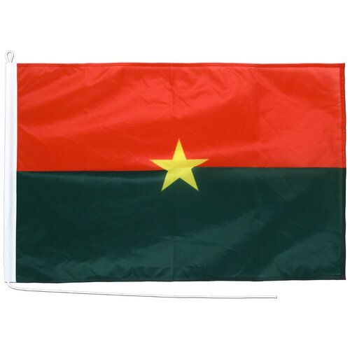 Флаг Буркина-Фасо на яхту или катер 40х60 см нашивка флаг буркина фасо