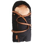 Детский утепленный конверт-трансформер Sleepbag Mini Black/Brown - изображение