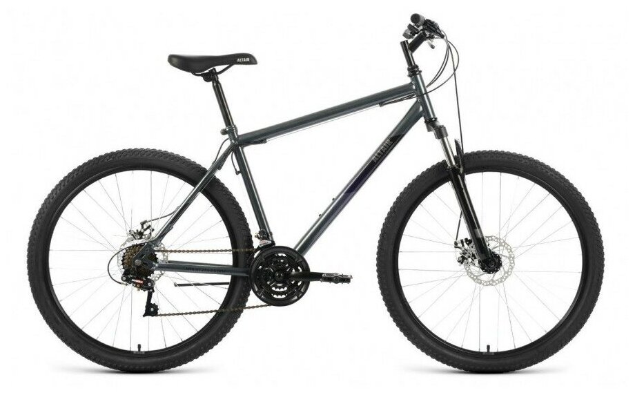 Горный велосипед Altair MTB HT 27.5 2.0 D, год 2022, цвет Серебристый-Черный, ростовка 17