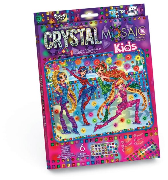 Набор креативного тв-ва Crystal Mosaic Kids Девочки феи