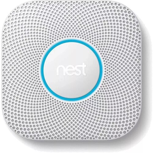 Датчик дыма и угарного газа Nest Protect белый (на батарейках/1шт)