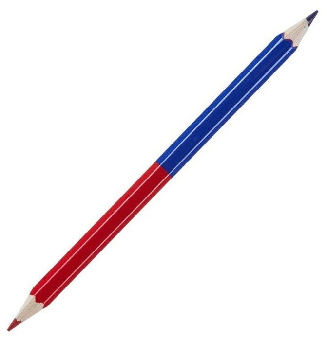 Двухсторонний карандаш Koh-I-Noor 3423 (красный-синий)
