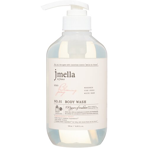 JMELLA IN FRANCE BLOOMING PEONY BODY WASH Гель для душа Мандарин, розовый пион, белый мускус